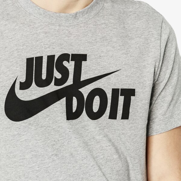 Koszulka męska NIKE T-SHIRT SS M NSW JUST DO IT SWOOSH ar5006-063 kolor szary