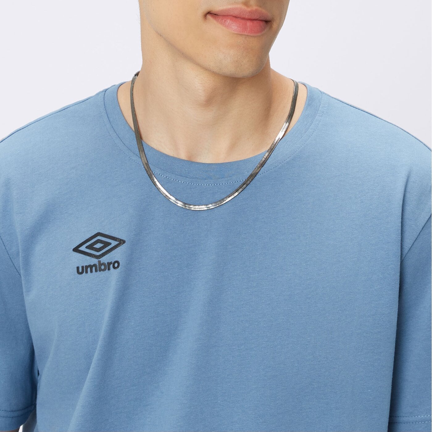 Koszulka męska UMBRO T-SHIRT MARLON ul124tsm90004 kolor niebieski