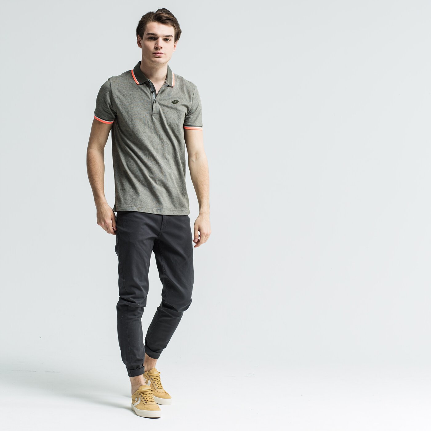 Koszulka polo męska LOTTO POLO L73 PLUS PQ l54615-0p0 kolor zielony