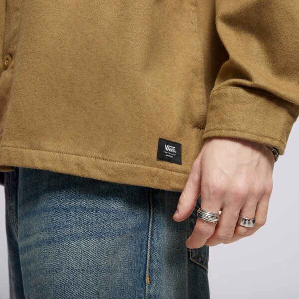 Kurtka zimowa męska VANS KURTKA COLEGROVE SHACKET vn000jvbcuq kolor brązowy