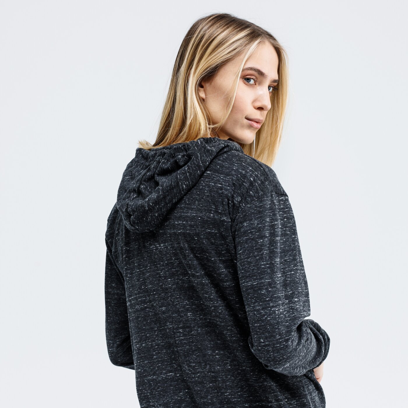 Bluza damska NIKE BLUZA ROZPINANA Z KAPTUREM W NSW GYM VNTG FZ cj1694-010 kolor czarny