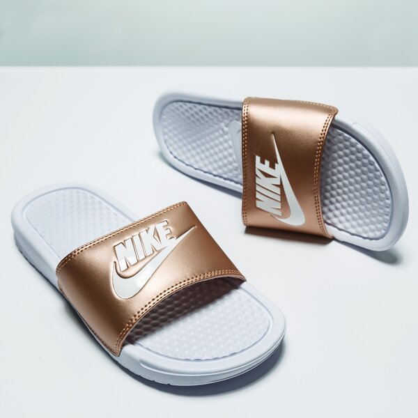 Klapki damskie NIKE BENASSI 343881-108 kolor biały