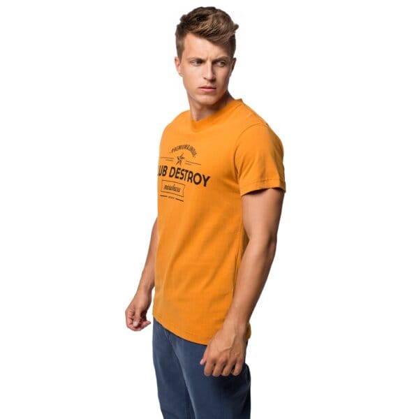 Koszulka męska CONFRONT T-SHIRT TAGIA cf35tsm02001 kolor pomarańczowy