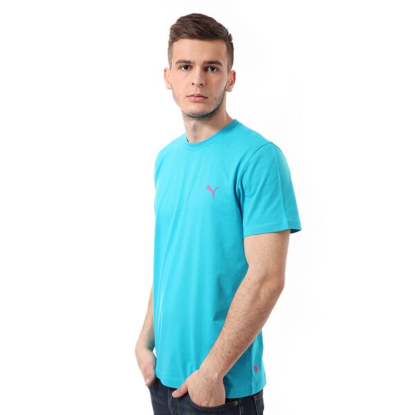 Koszulka męska PUMA T-SHIRT ESS TEE 82397807 kolor niebieski