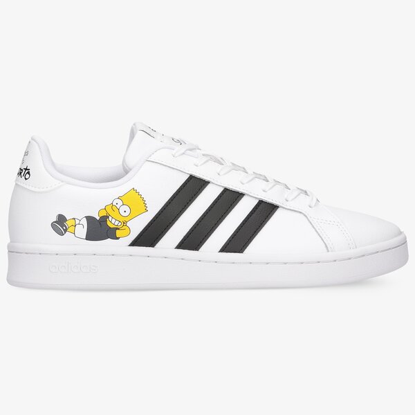 Buty sportowe męskie ADIDAS GRAND COURT h02555 kolor biały
