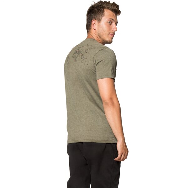 Koszulka męska FEEWEAR T-SHIRT SS WAXON fw37tsm12001 kolor khaki