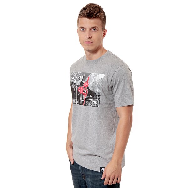 Koszulka męska NIKE T-SHIRT AF1 IMAGE TEE 618942063 kolor szary