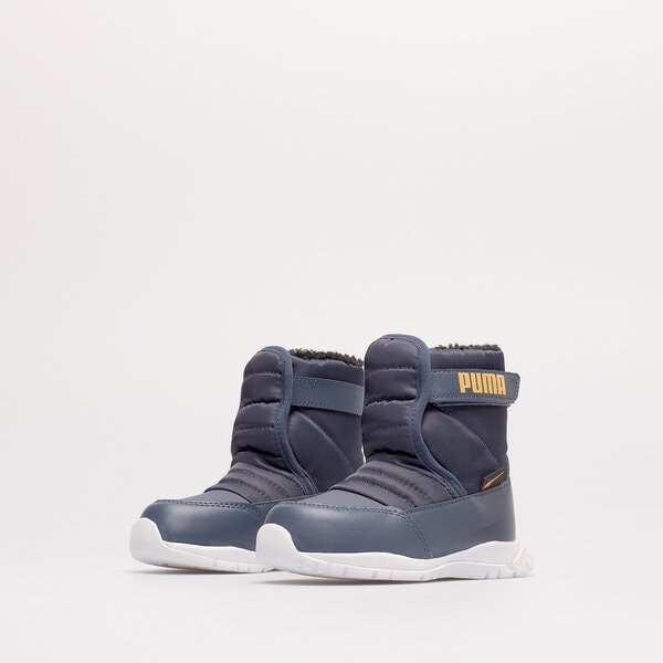 Buty trekkingowe dla dzieci PUMA NIEVE BOOT WTR AC INF 380746 06 kolor granatowy