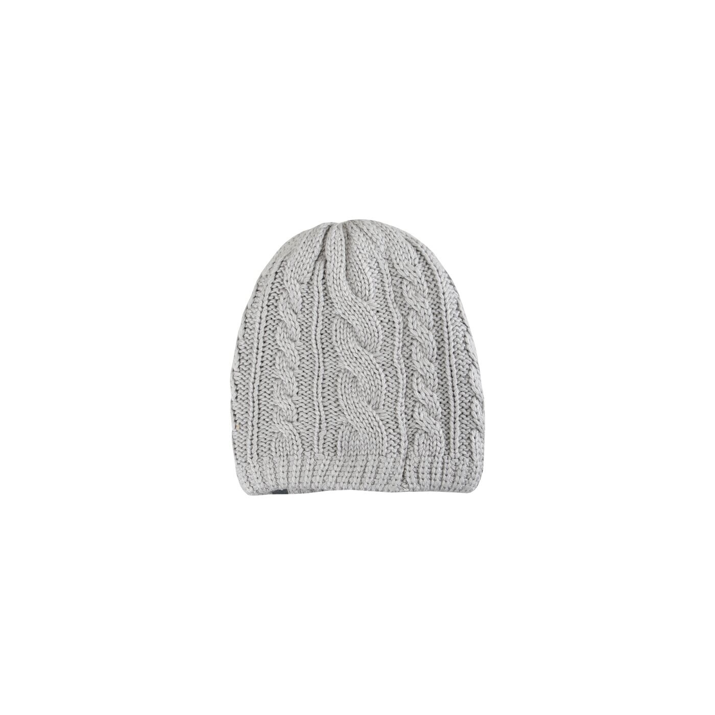Czapka zimowa damska REEBOK CZAPKA Z BI CABLE HAT TIN GREY w36768 kolor szary