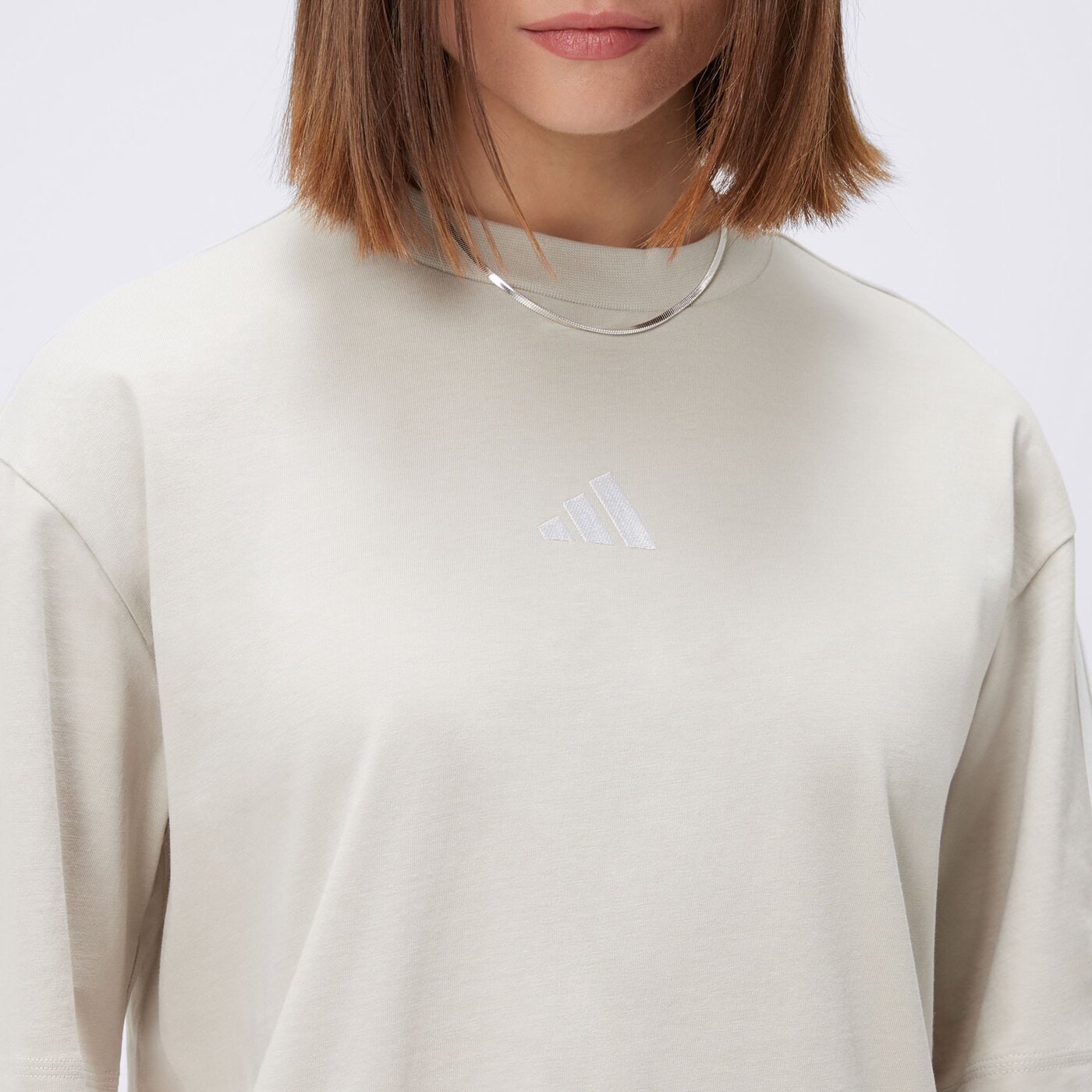 Koszulka damska ADIDAS T-SHIRT W 3S SJ BF T je1219 kolor beżowy