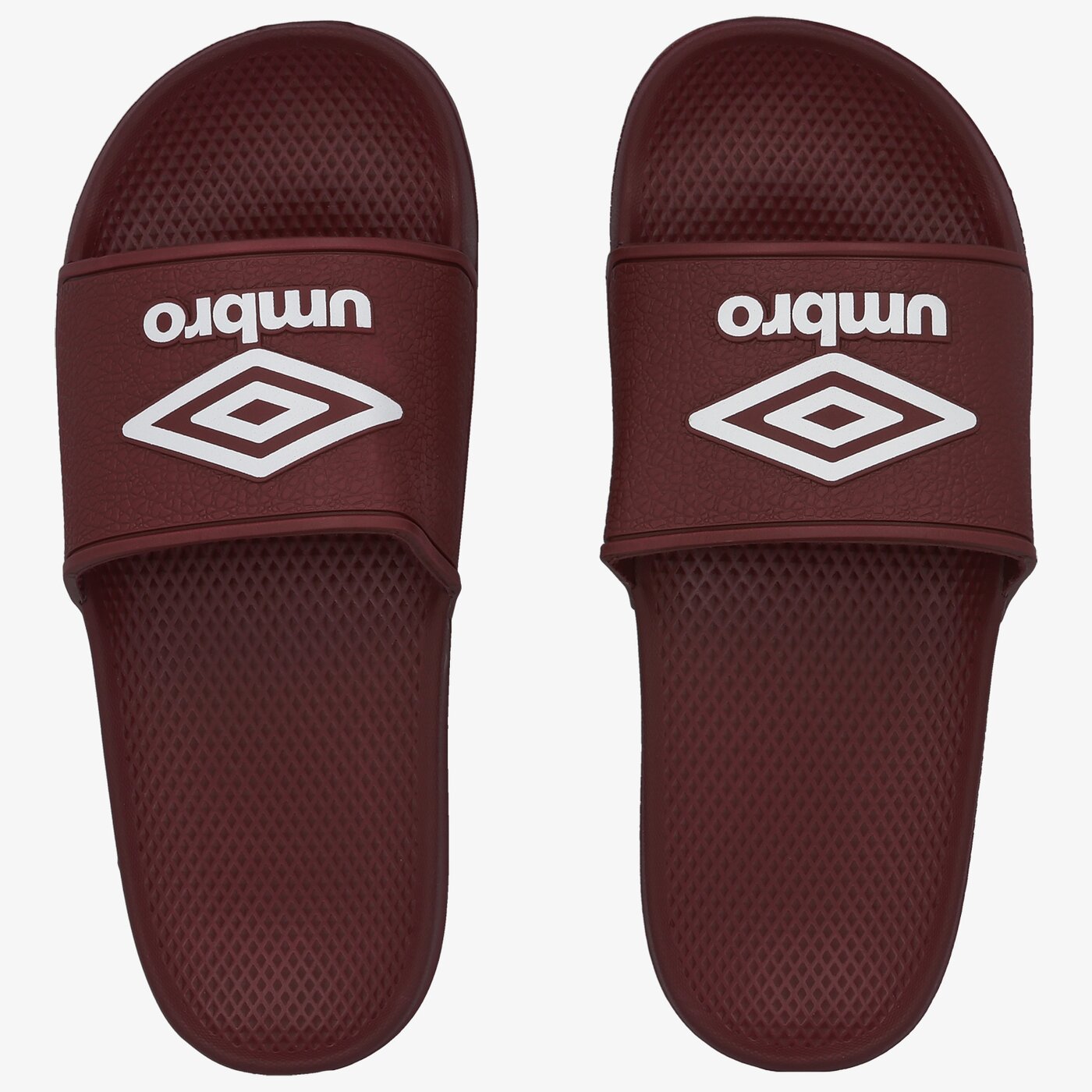 Klapki dla dzieci UMBRO SQUADRA SLIDE - JNR  81680u-6jy kolor bordowy