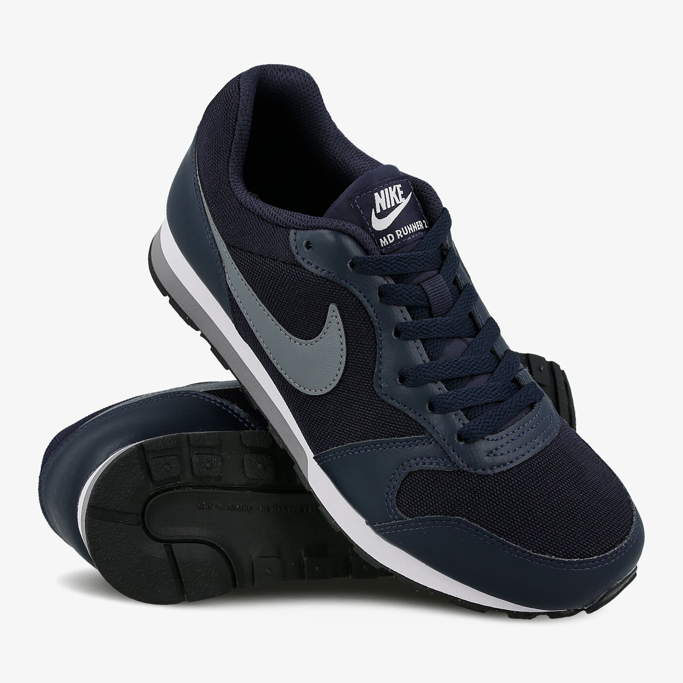 Buty dziecięce NIKE MD RUNNER 2 (GS) 807316-404 kolor granatowy