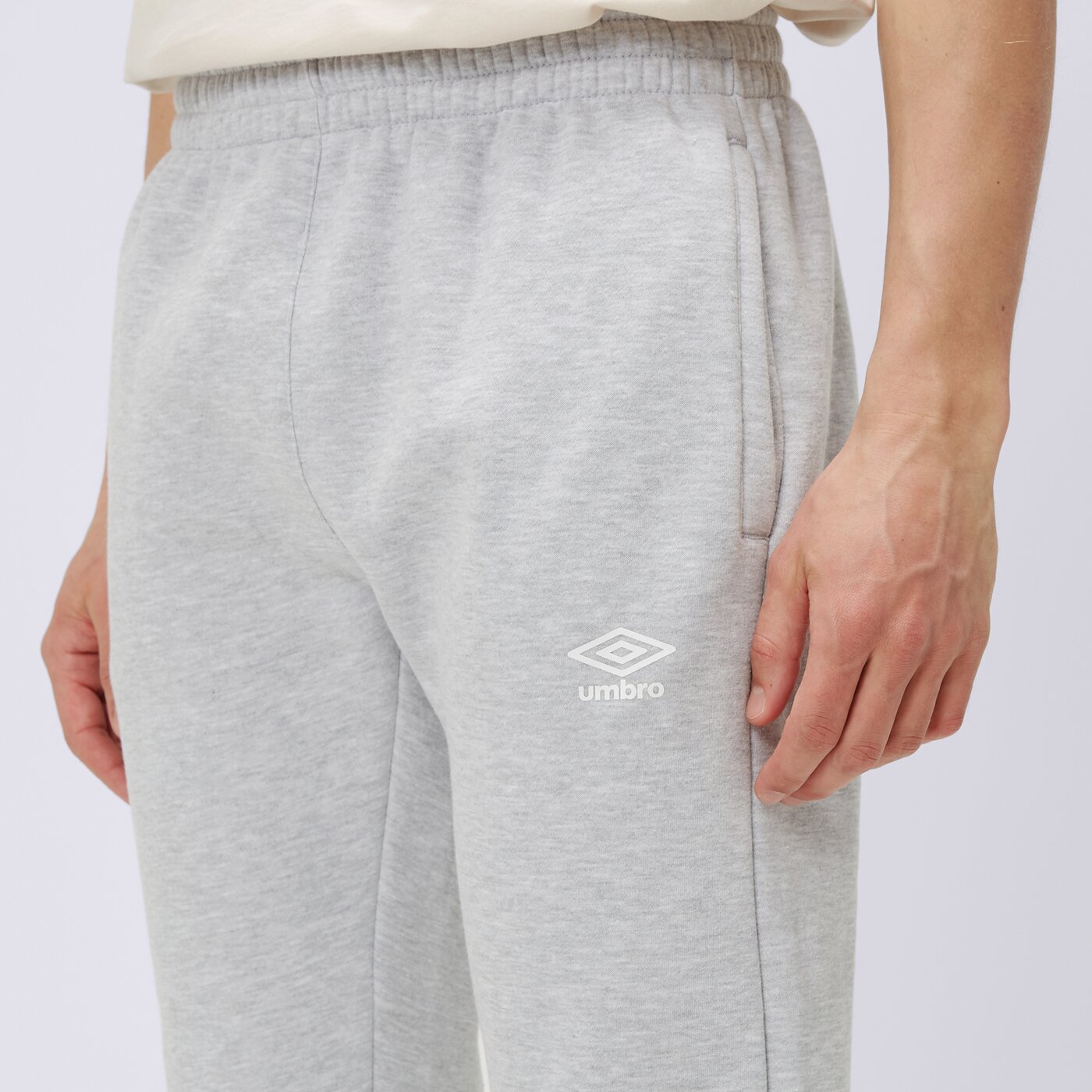 Spodnie dresowe męskie UMBRO SPODNIE FLEECE JOGGER 66415u-263 kolor szary