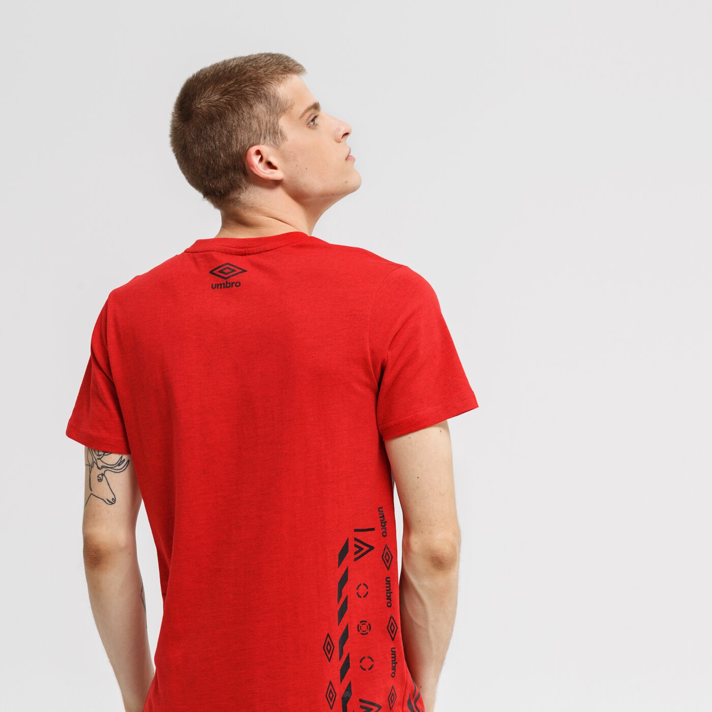 Koszulka męska UMBRO T-SHIRT TITUS ul39tsm05001 kolor czerwony
