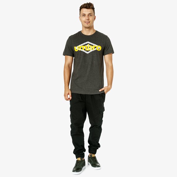 Koszulka męska UMBRO T-SHIRT SS ROBUST ul38tsm43001 kolor szary