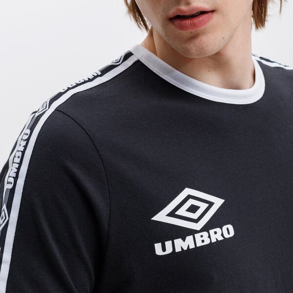 Koszulka męska UMBRO T-SHIRT RINGER 65801u-fl3 kolor czarny