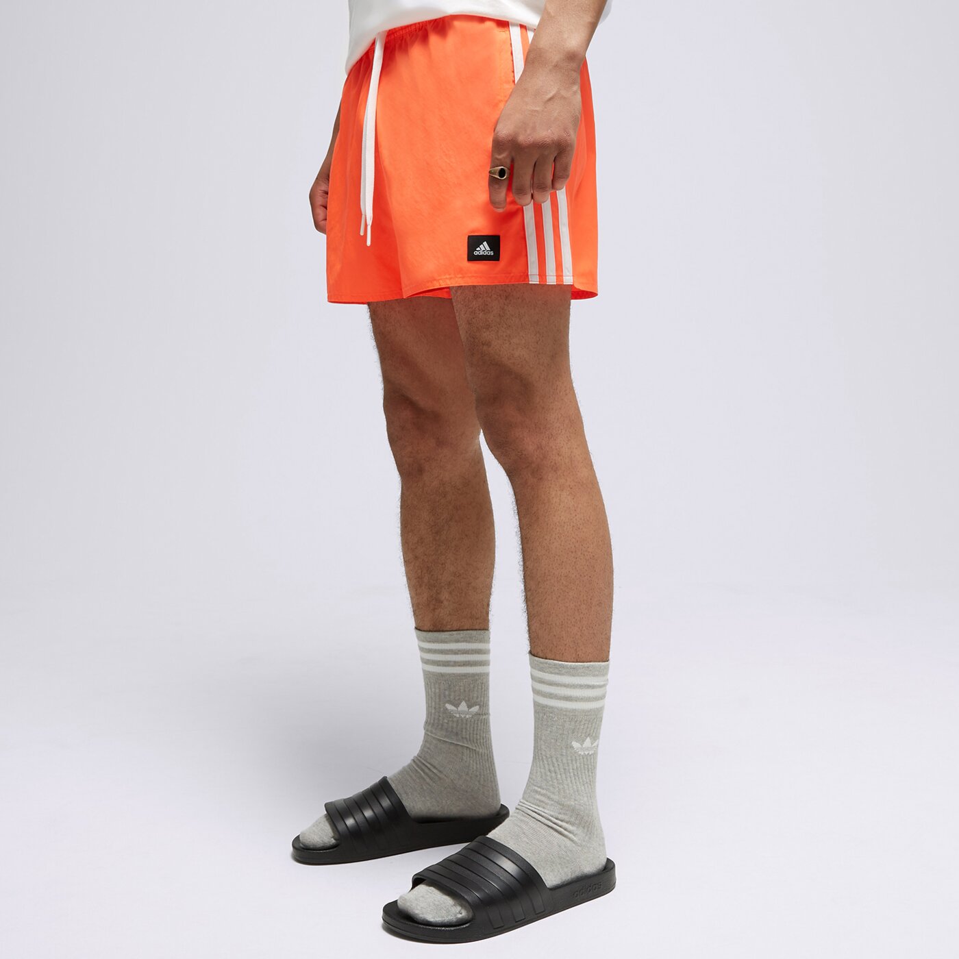 Kąpielówki męskie ADIDAS SZORTY 3S CLX SH VSL ht4371 kolor pomarańczowy