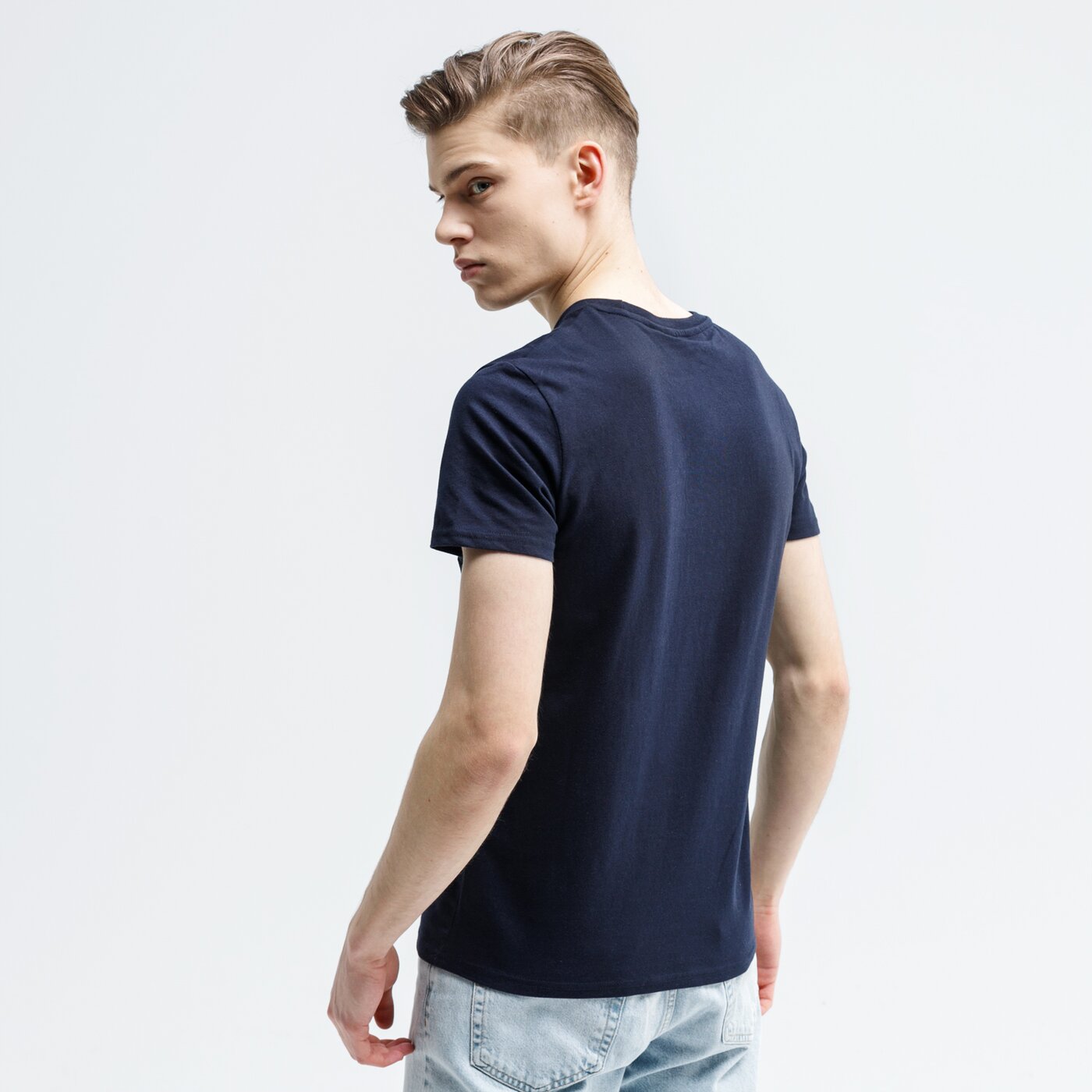 Koszulka męska LONSDALE T-SHIRT BROMPTON 115067-3076 kolor granatowy