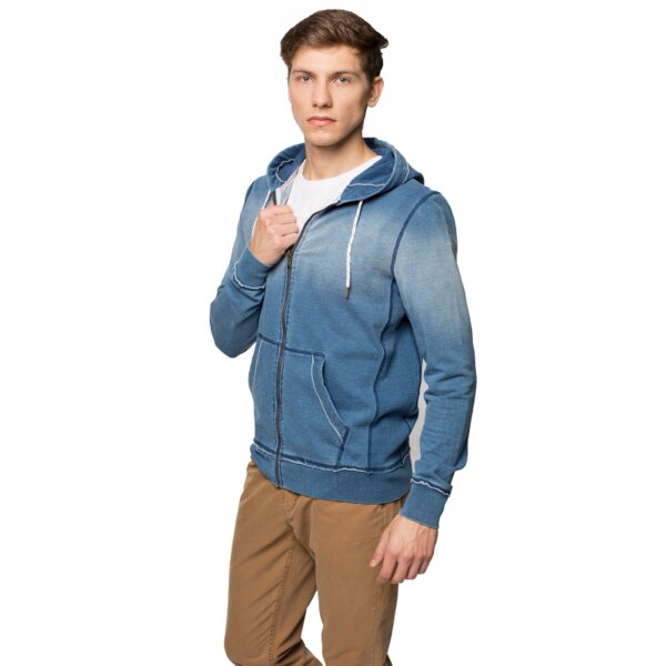 Bluza męska CONFRONT BLUZA FREZ cf35blm16001 kolor niebieski