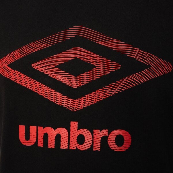 Koszulka męska UMBRO T-SHIRT UMBRO GRAPHICS BLACK ul325tsm02001 kolor czarny