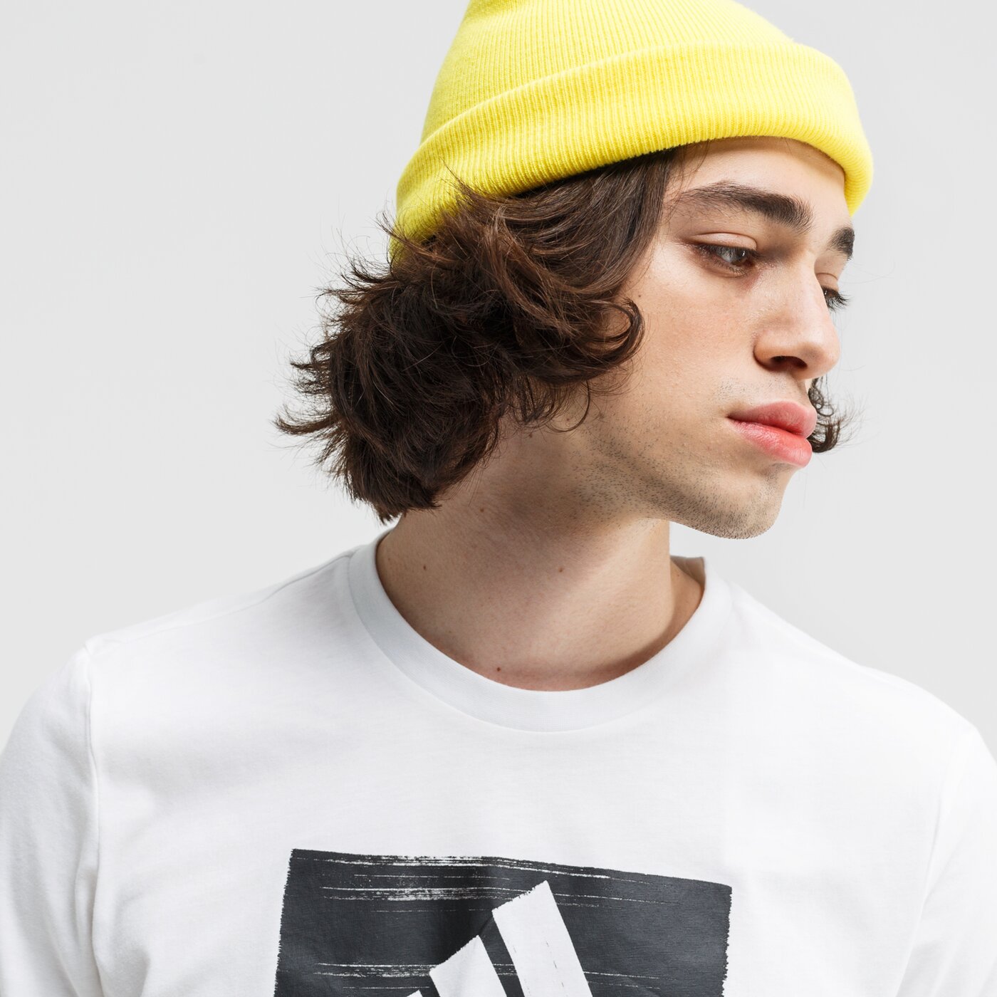 Koszulka męska ADIDAS T-SHIRT M BRSHSTRK T gd5894 kolor biały