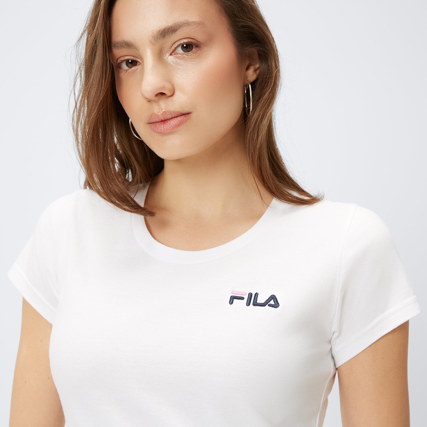 Koszulka damska FILA T-SHIRT CECILOO fw22spw510100 kolor biały