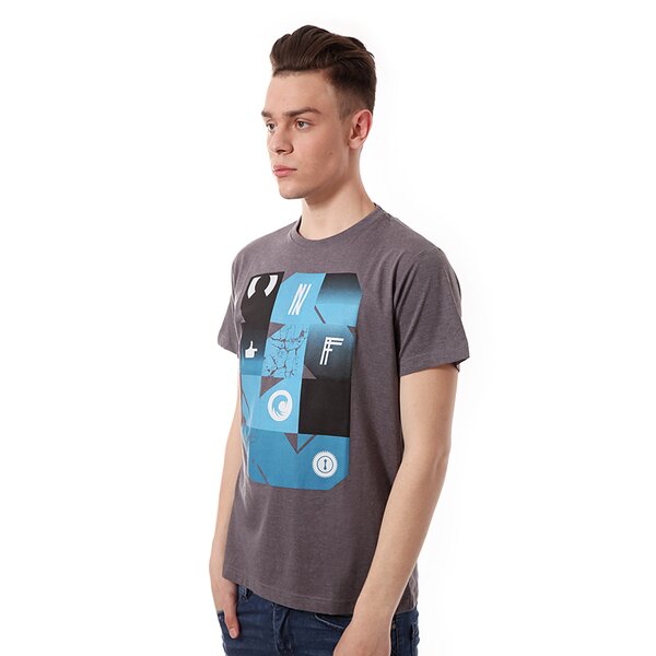 Koszulka męska CONFRONT T-SHIRT FICCANO cf14tsmpr010 kolor szary