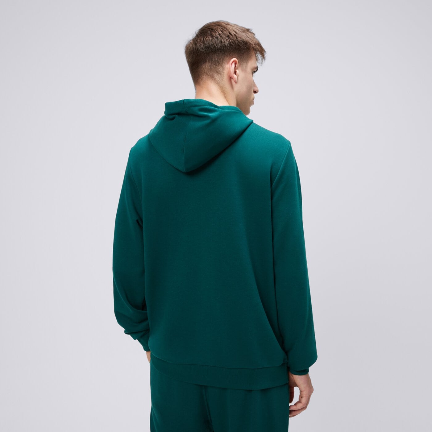 Bluza męska REEBOK BLUZA Z KAPTUREM IDENTITY SMALL LOGO FT HOODIE 100217207 kolor zielony