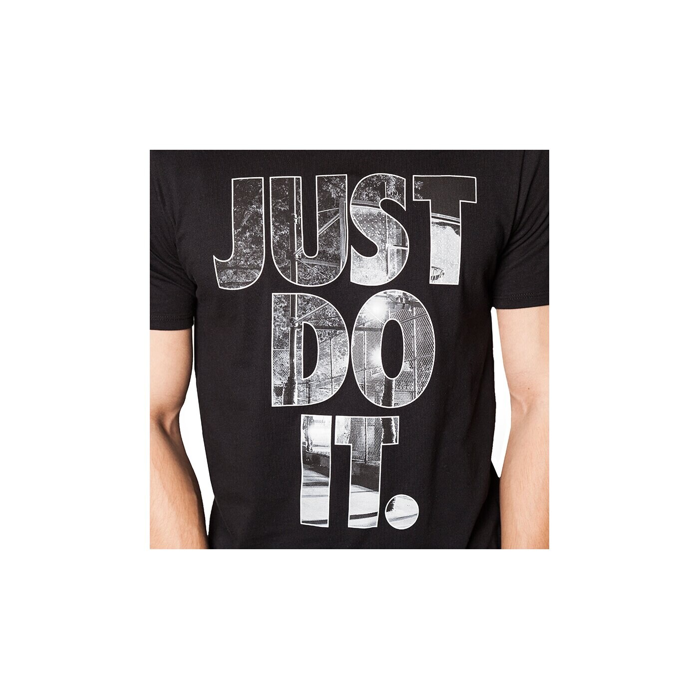 Koszulka męska NIKE T-SHIRT TEE-JDI PHOTO FIL 739357010 kolor czarny