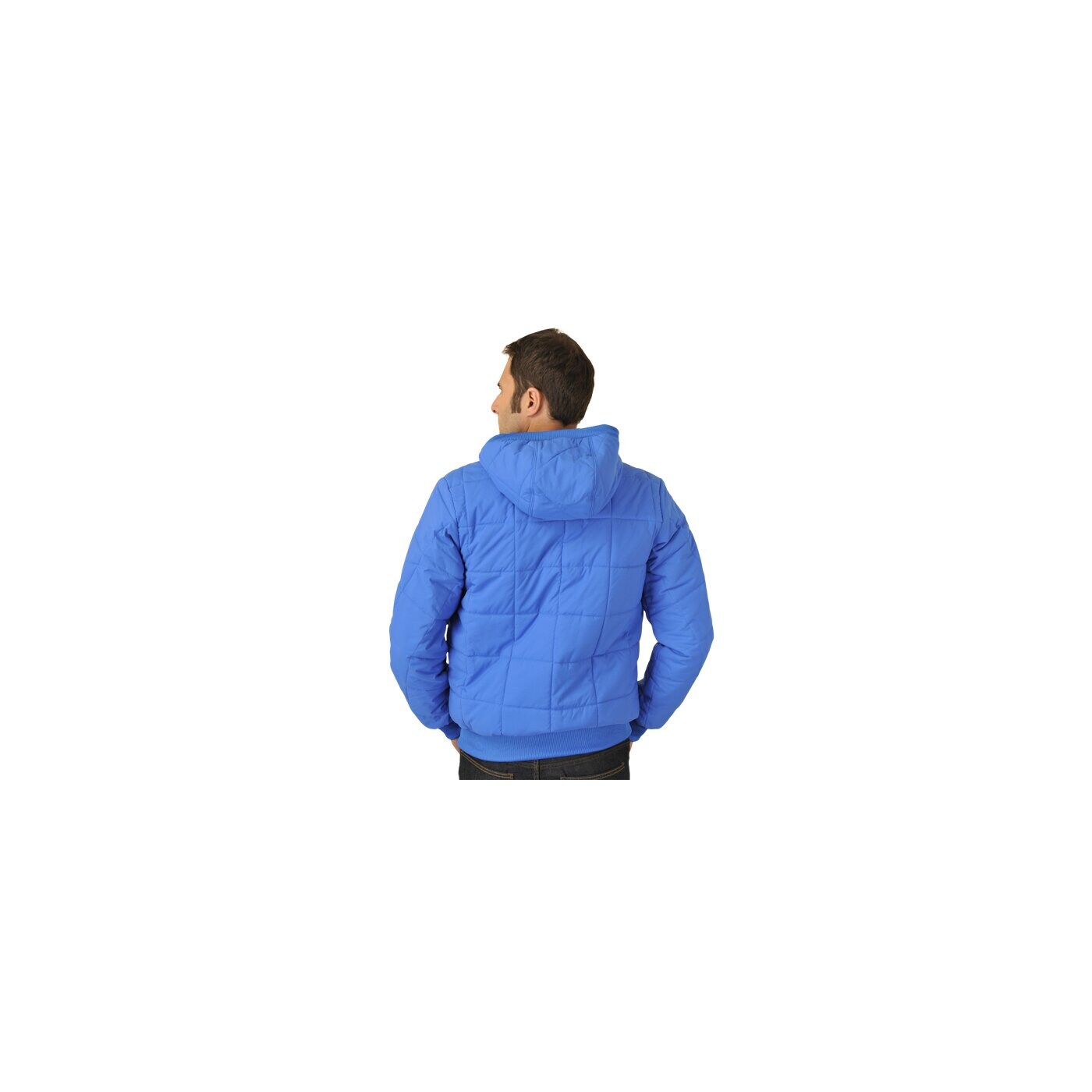 Kurtka zimowa męska ADIDAS KURTKA AC PADDED JACKET o57774 kolor niebieski