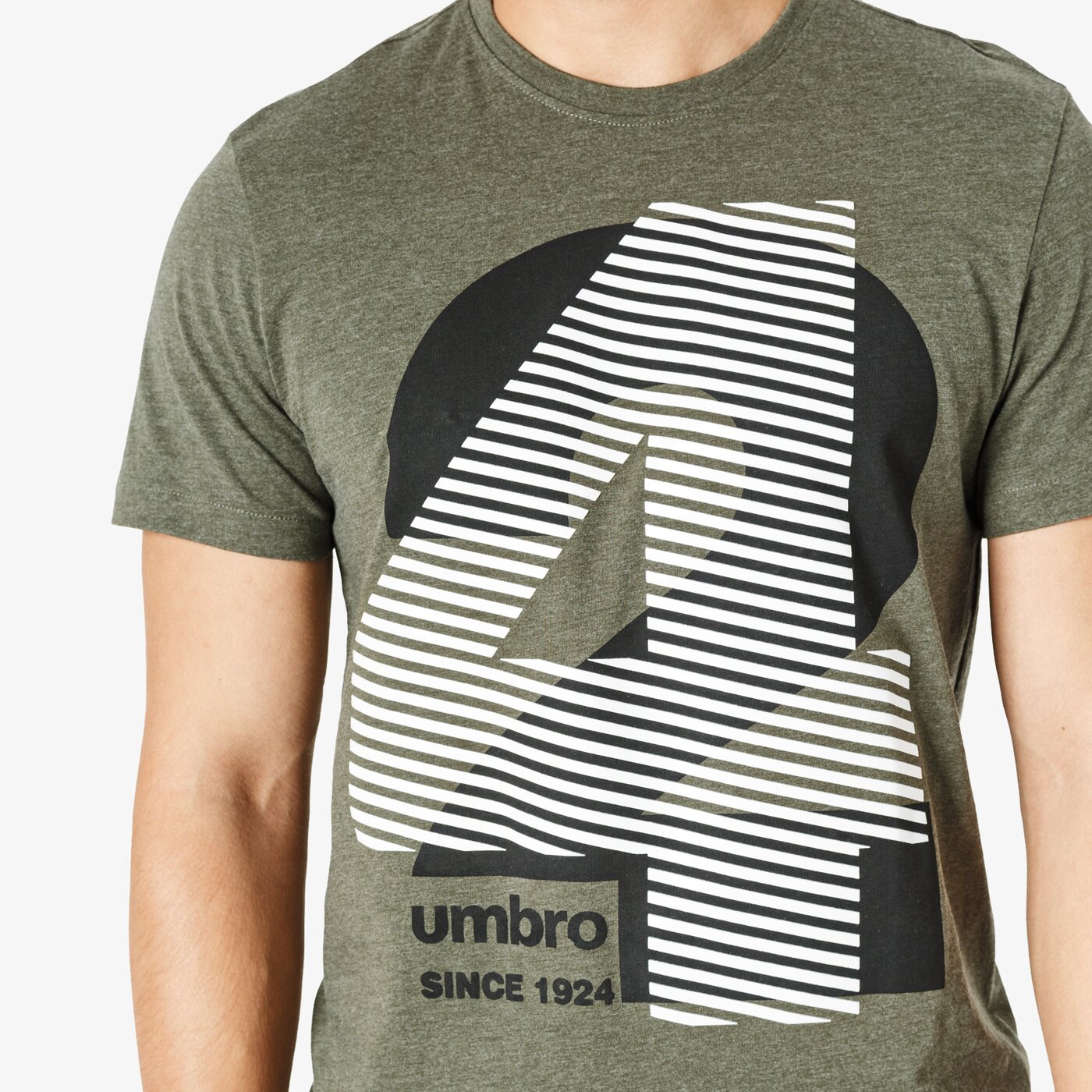 Koszulka męska UMBRO T-SHIRT SS FIRM ul38tsm48003 kolor khaki