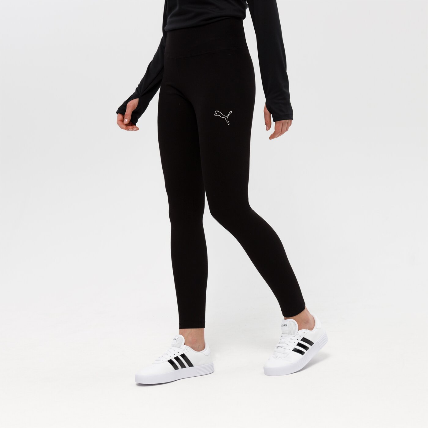 PUMA LEGGINGS HER HIGHWAIST (848196 01) czarny Damskie Spodnie 50