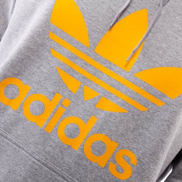 Bluza męska ADIDAS BLUZA   ADI TREFOIL HOO z31837 kolor szary