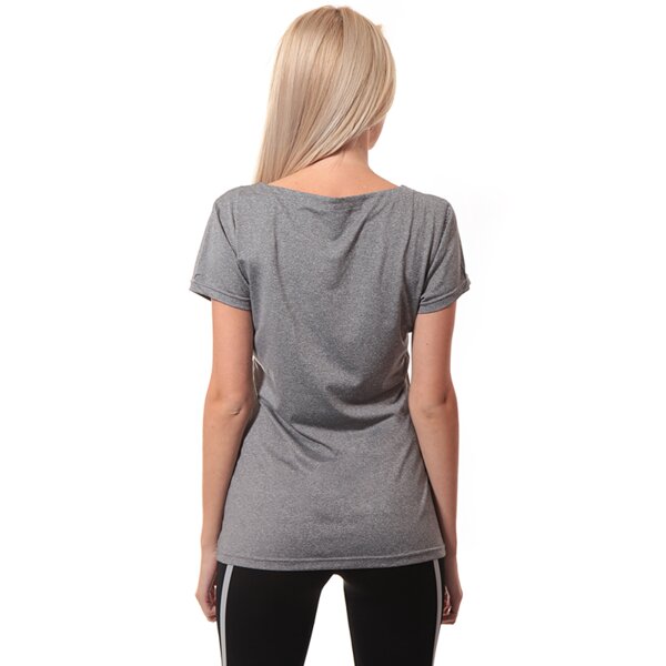 Koszulka damska LOTTO T-SHIRT PARADISE lo34tsd01001 kolor szary