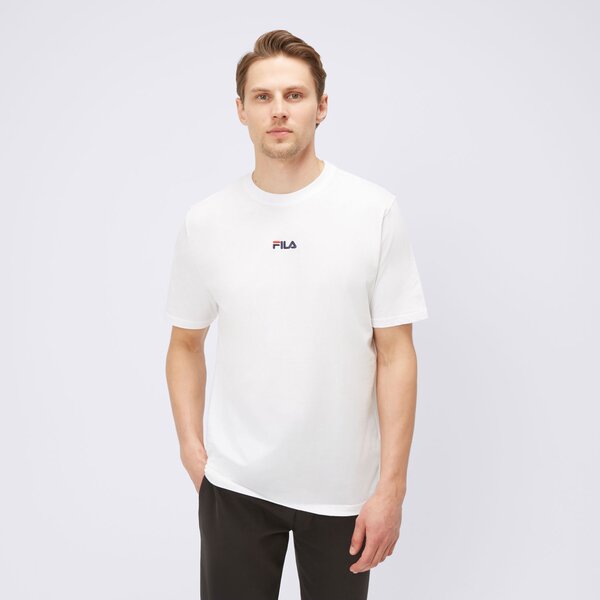 Koszulka męska FILA T-SHIRT HYATT ss24spm143100 kolor biały