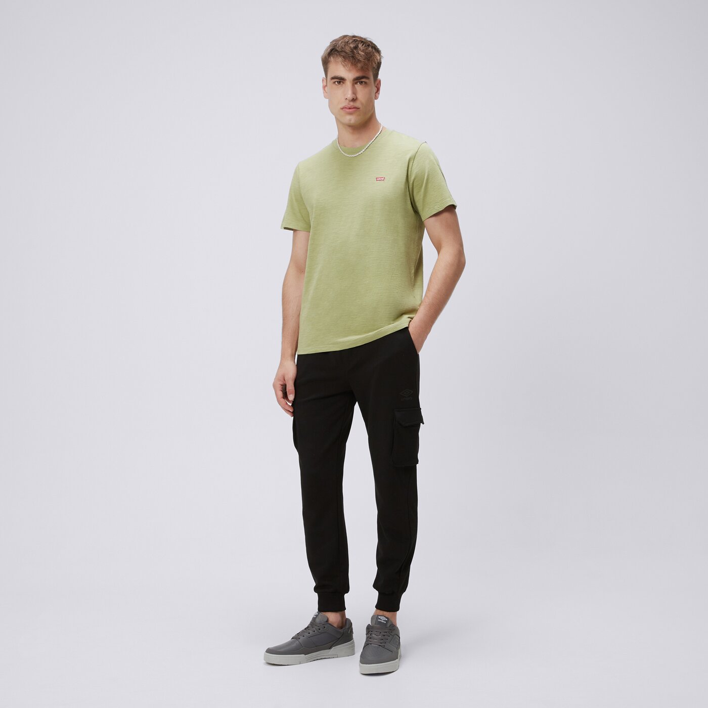 Koszulka męska LEVI'S T-SHIRT SS ORIGINAL HM 56605-0270 kolor zielony