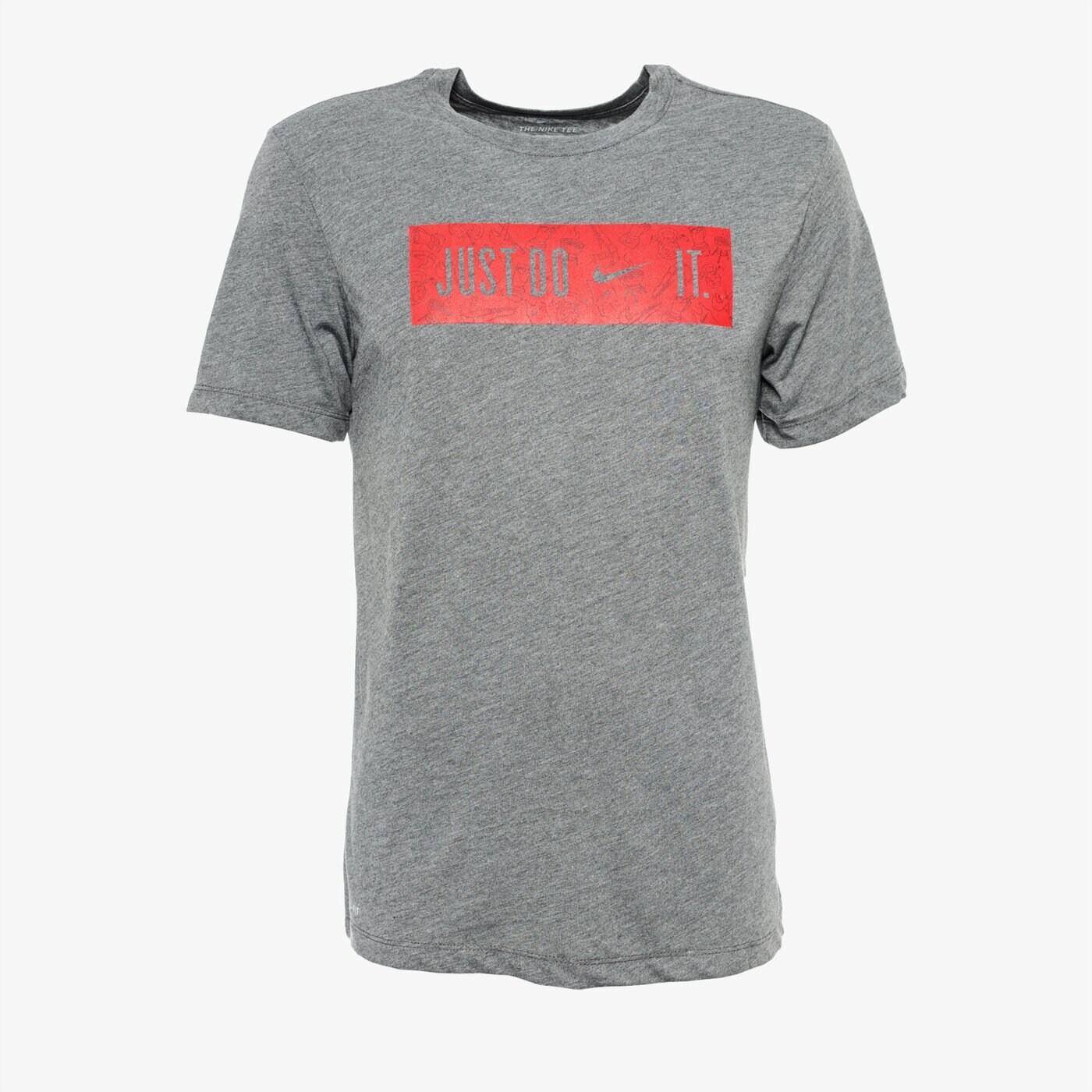 Koszulka męska NIKE T-SHIRT SS M NK DRY DB BLOCK 2.0 bq1851071 kolor szary