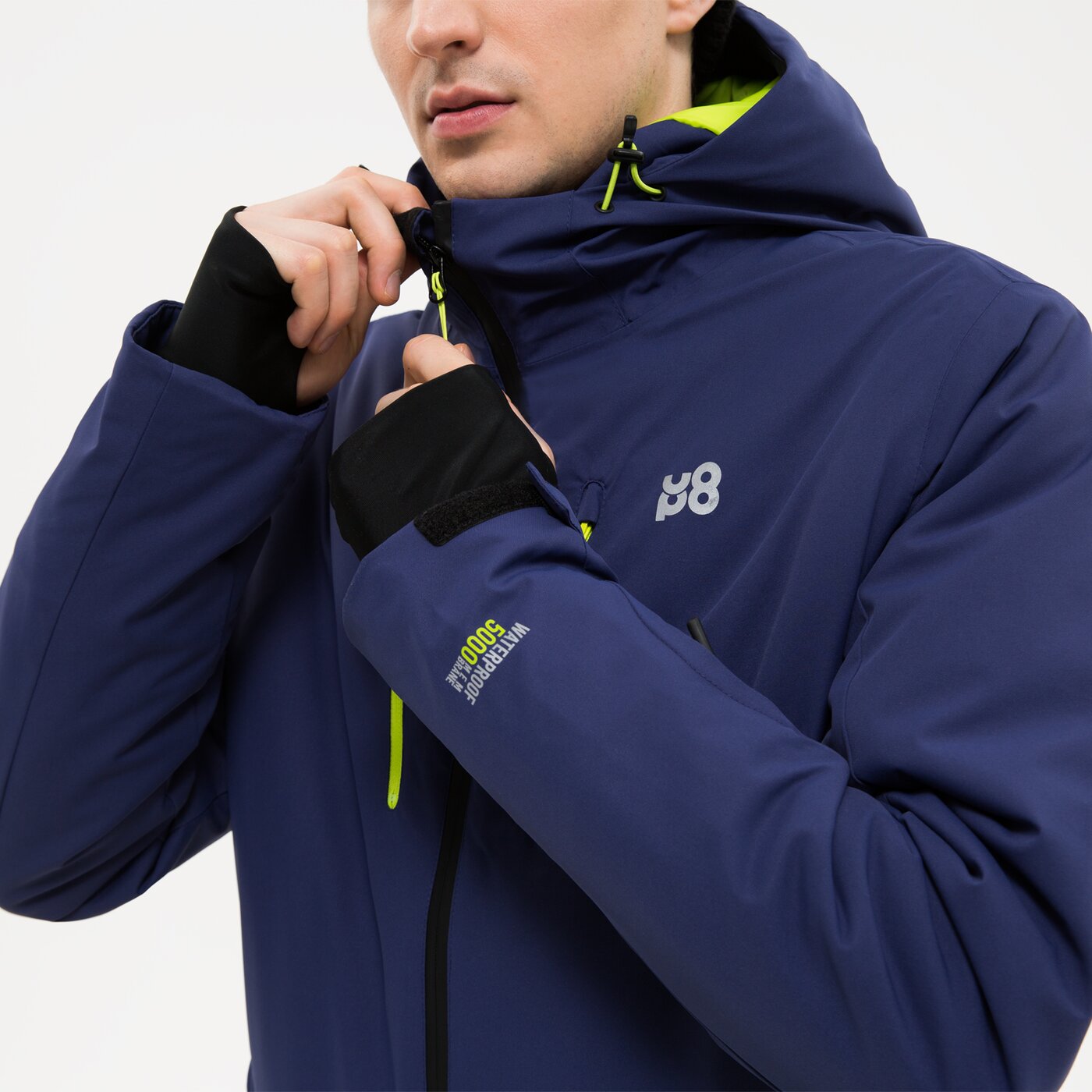 UP8 KURTKA NARCIARSKA FOLEY (UP322KUM51002) granatowy Męskie Kurtki