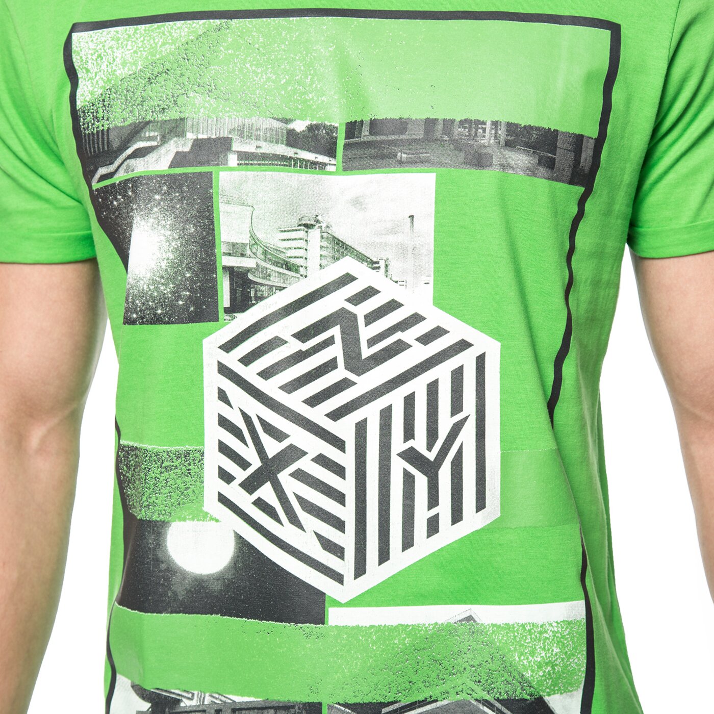 Koszulka męska LOTTO T-SHIRT KODS lo16tsmpr066 kolor zielony