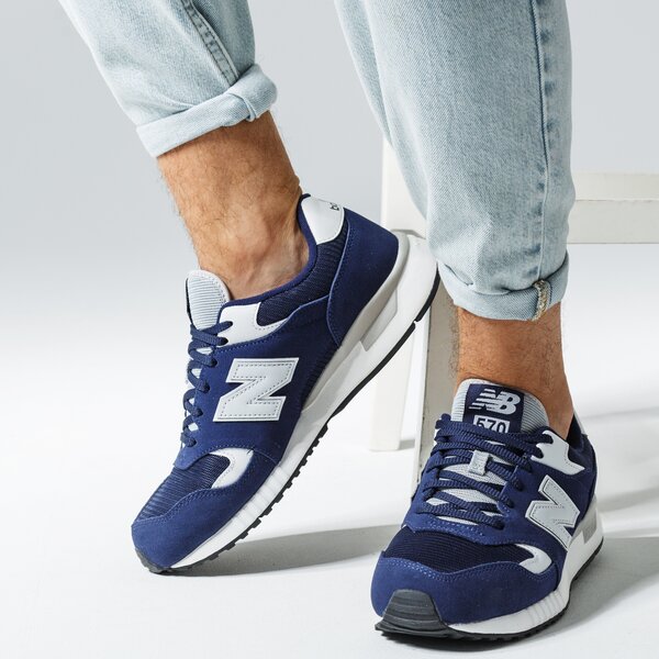 Buty sportowe męskie NEW BALANCE ML570BNE ml570bne kolor granatowy