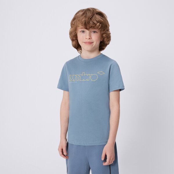 Koszulka dziecięca UMBRO T-SHIRT FOOTBALL CLUB JR ul125tsmj0201 kolor niebieski