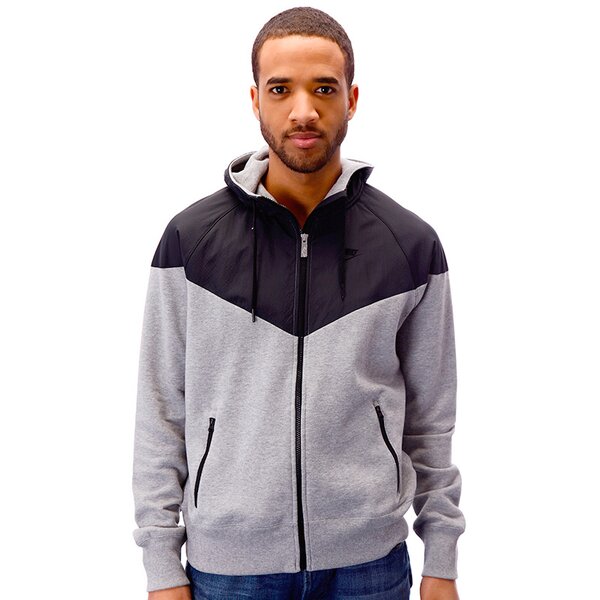 Bluza męska NIKE BLUZA   WINDRUNNER FZ HOODY 510139067 kolor szary