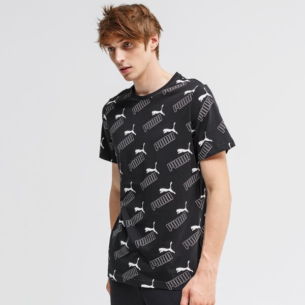 Koszulka męska PUMA T-SHIRT AMPLIFIED AOP 583511 01 kolor czarny