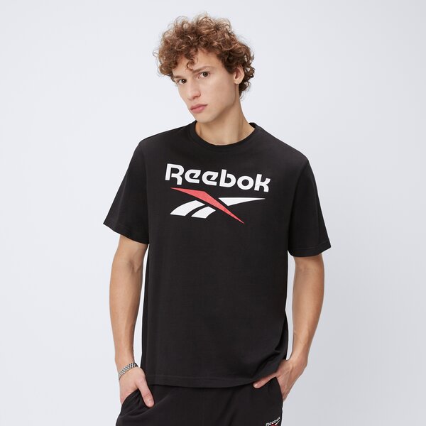 Koszulka męska REEBOK T-SHIRT IDENTITY BIG LOGO TEE 100216166 kolor czarny