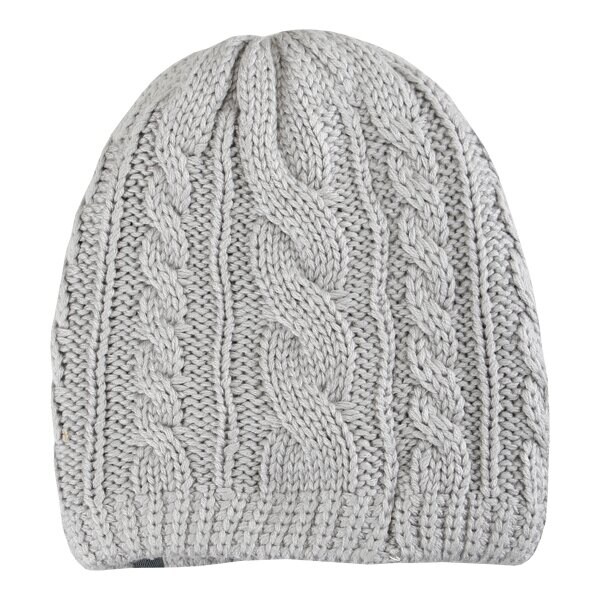 Czapka zimowa damska REEBOK CZAPKA Z BI CABLE HAT TIN GREY w36768 kolor szary