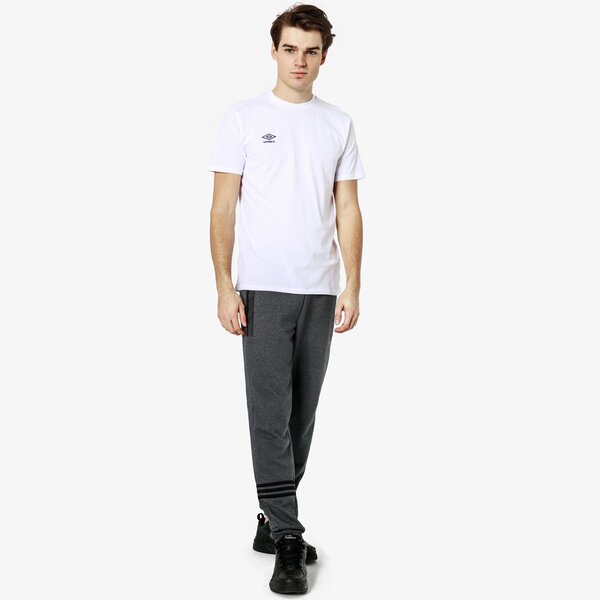 Koszulka męska UMBRO T-SHIRT SS FW SMALL LOGO COTTON 65353u-13v kolor biały