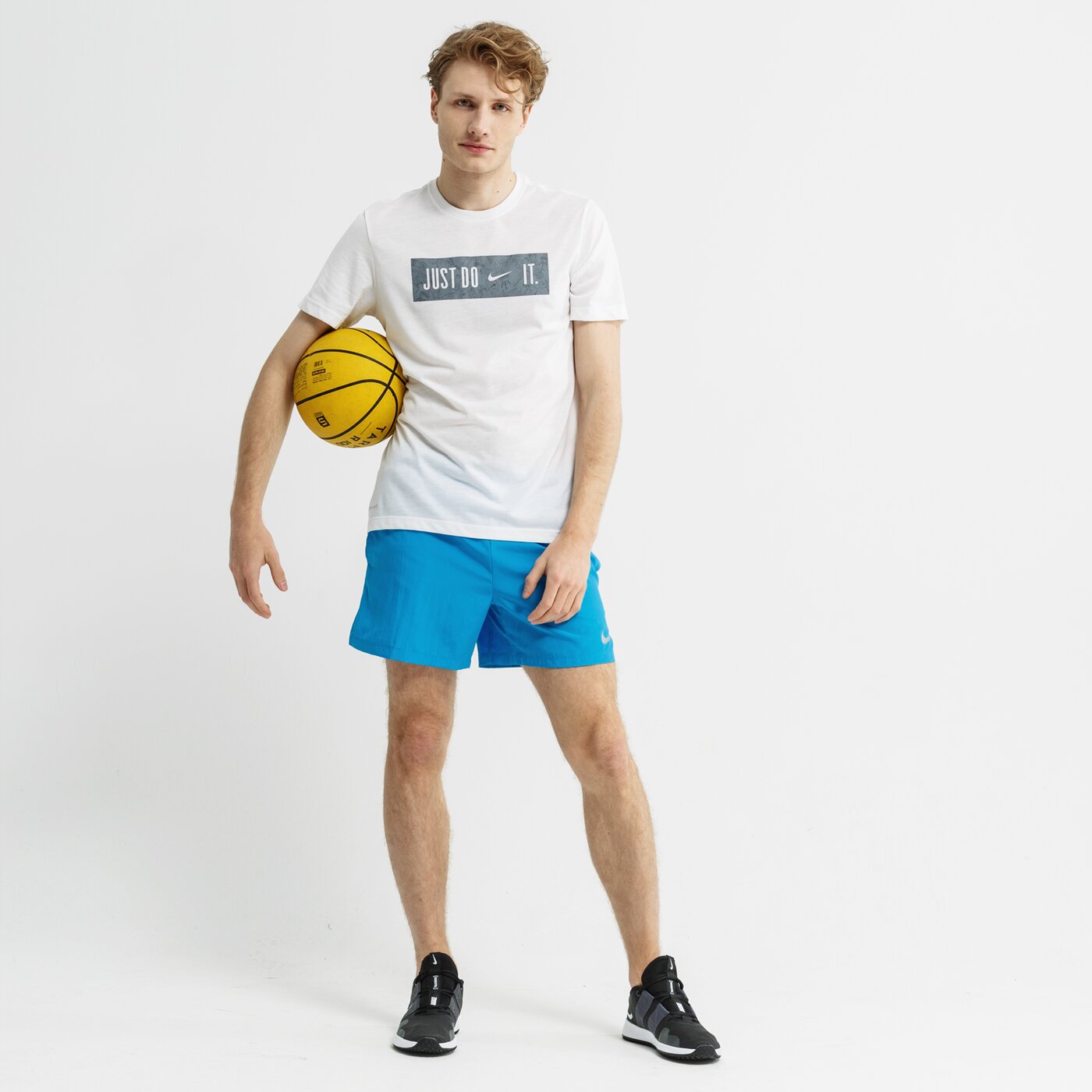 Koszulka męska NIKE T-SHIRT SS M NK DRY DB BLOCK 2.0 bq1851100 kolor szary