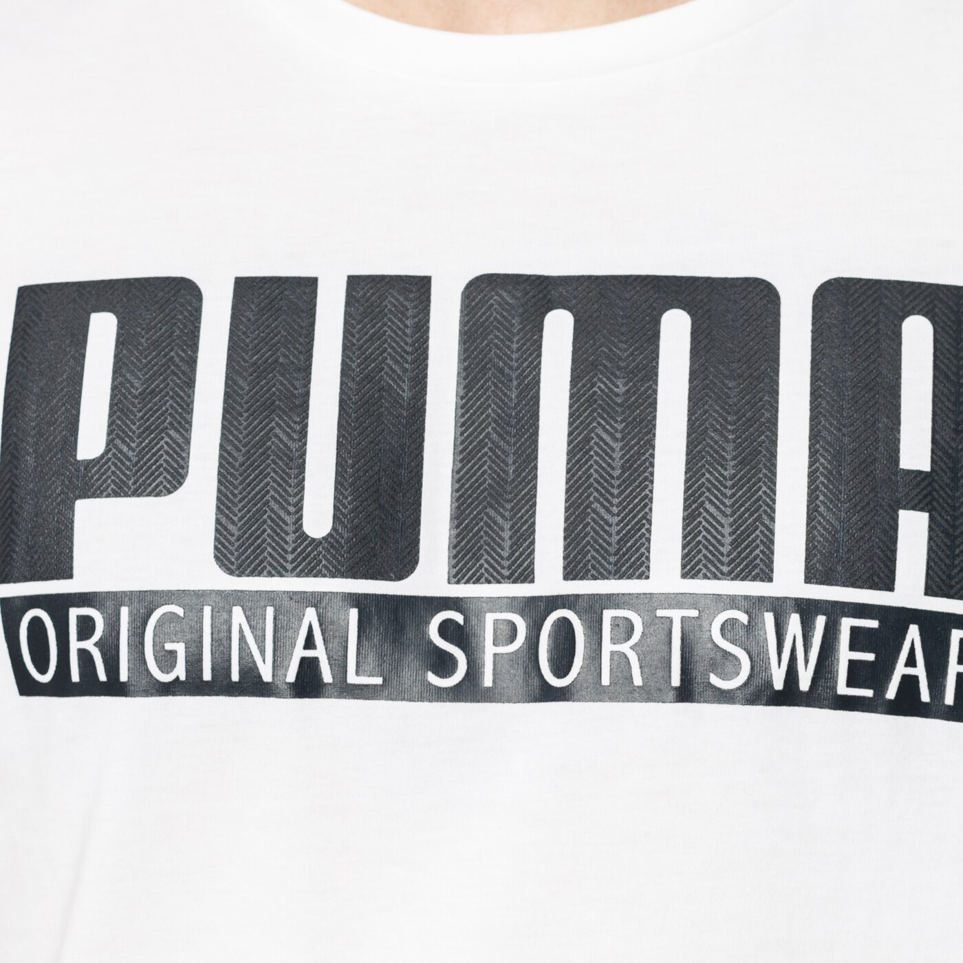 Koszulka męska PUMA T-SHIRT SS STYLE ATHLETICS GRAPHIC 85002802 kolor biały