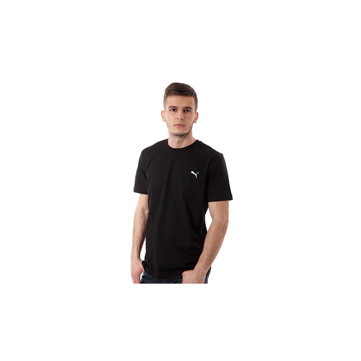 Koszulka męska PUMA T-SHIRT ESS TEE 82397801 kolor czarny