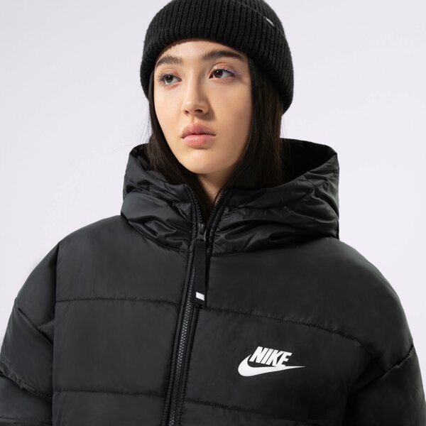 Kurtka zimowa damska NIKE SWOOSH PARKA JACKET dx1798-010 kolor czarny